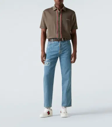 Gucci Screener debossed leather sneakers | Thumbnail 7 Gucci Screener debossed leather sneakers | Thumbnail 7