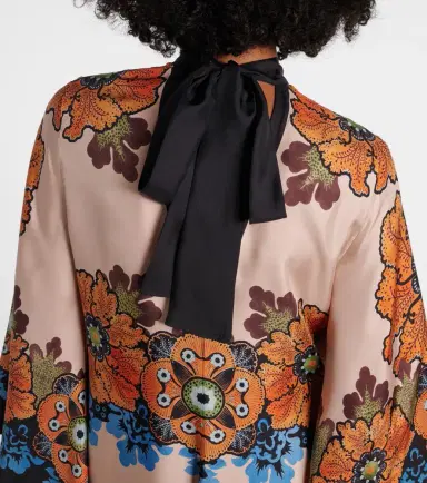 La DoubleJ Magnifico floral silk maxi dress | Thumbnail 5 La DoubleJ Magnifico floral silk maxi dress | Thumbnail 5