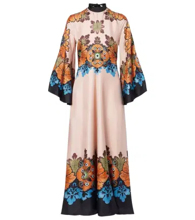 La DoubleJ Magnifico floral silk maxi dress | Thumbnail 1 La DoubleJ Magnifico floral silk maxi dress | Thumbnail 1