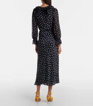 Rixo Ardith polka-dot silk midi skirt | Thumbnail 2 Rixo Ardith polka-dot silk midi skirt | Thumbnail 2