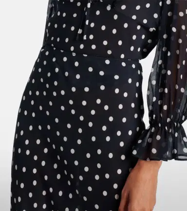 Rixo Ardith polka-dot silk midi skirt | Thumbnail 4 Rixo Ardith polka-dot silk midi skirt | Thumbnail 4
