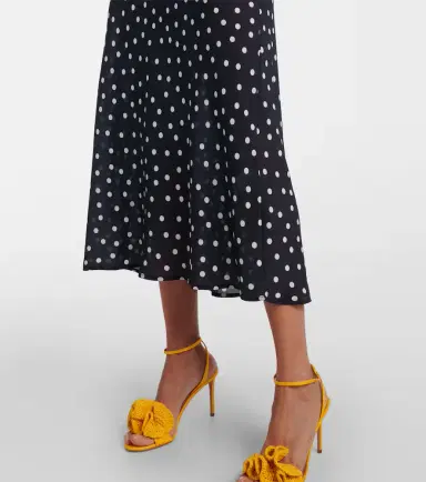 Rixo Ardith polka-dot silk midi skirt | Thumbnail 5 Rixo Ardith polka-dot silk midi skirt | Thumbnail 5