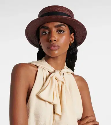 Loro Piana Elena straw sun hat | Thumbnail 4 Loro Piana Elena straw sun hat | Thumbnail 4