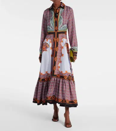 La DoubleJ San Pietro printed silk maxi dress | Thumbnail 2 La DoubleJ San Pietro printed silk maxi dress | Thumbnail 2
