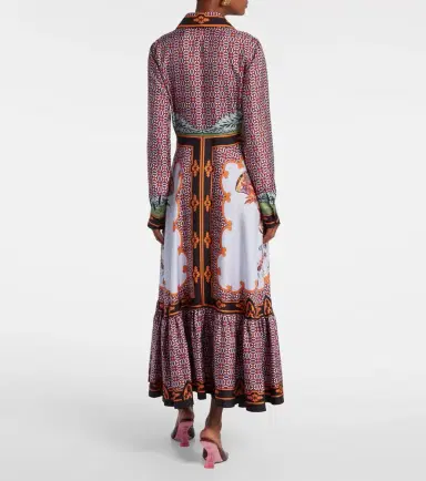 La DoubleJ San Pietro printed silk maxi dress | Thumbnail 6 La DoubleJ San Pietro printed silk maxi dress | Thumbnail 6