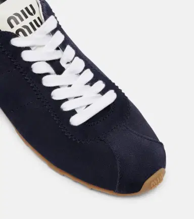 Miu Miu Plume suede sneakers | Thumbnail 2 Miu Miu Plume suede sneakers | Thumbnail 2