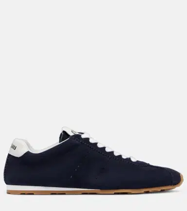 Miu Miu Plume suede sneakers | Thumbnail 4 Miu Miu Plume suede sneakers | Thumbnail 4