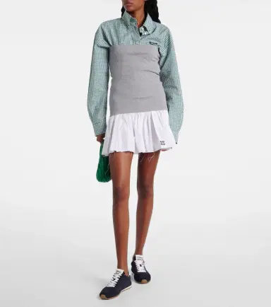 Miu Miu Plume suede sneakers | Thumbnail 5 Miu Miu Plume suede sneakers | Thumbnail 5