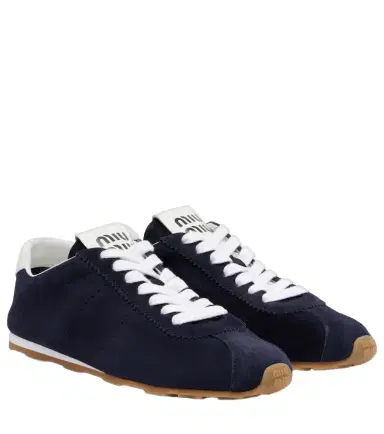 Miu Miu Plume suede sneakers | Thumbnail 1 Miu Miu Plume suede sneakers | Thumbnail 1