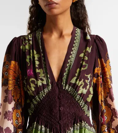 La DoubleJ Printed silk maxi dress | Thumbnail 2 La DoubleJ Printed silk maxi dress | Thumbnail 2