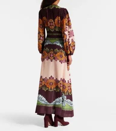 La DoubleJ Printed silk maxi dress | Thumbnail 4 La DoubleJ Printed silk maxi dress | Thumbnail 4