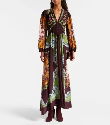La DoubleJ Printed silk maxi dress | Thumbnail 6 La DoubleJ Printed silk maxi dress | Thumbnail 6