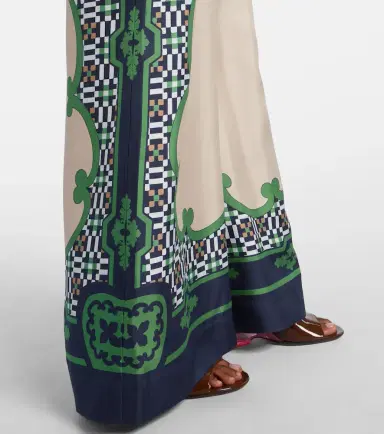 La DoubleJ Printed silk twill palazzo pants | Thumbnail 3 La DoubleJ Printed silk twill palazzo pants | Thumbnail 3