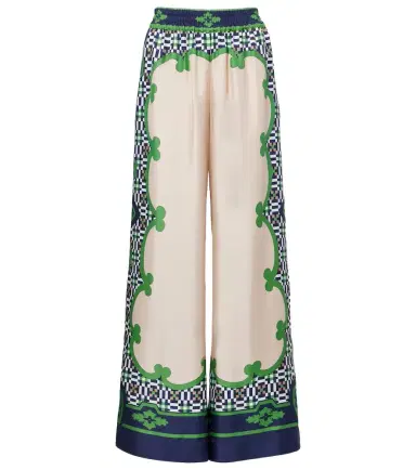 La DoubleJ Printed silk twill palazzo pants | Thumbnail 1 La DoubleJ Printed silk twill palazzo pants | Thumbnail 1