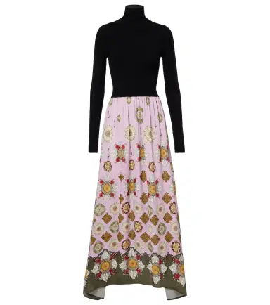 La DoubleJ Lunaria Foulard printed maxi dress | Thumbnail 1 La DoubleJ Lunaria Foulard printed maxi dress | Thumbnail 1