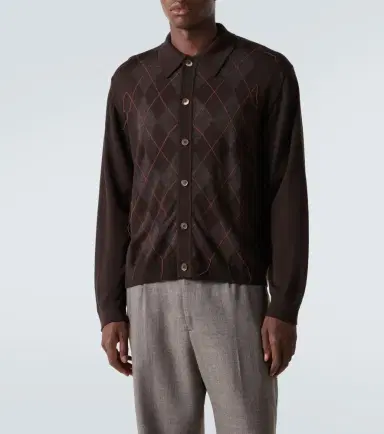 Our Legacy Evening argyle wool cardigan | Thumbnail 5 Our Legacy Evening argyle wool cardigan | Thumbnail 5