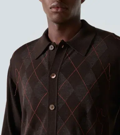Our Legacy Evening argyle wool cardigan | Thumbnail 6 Our Legacy Evening argyle wool cardigan | Thumbnail 6