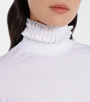Alaïa Alaïa Cropped turtleneck cotton jersey top | Thumbnail 6 Alaïa Alaïa Cropped turtleneck cotton jersey top | Thumbnail 6