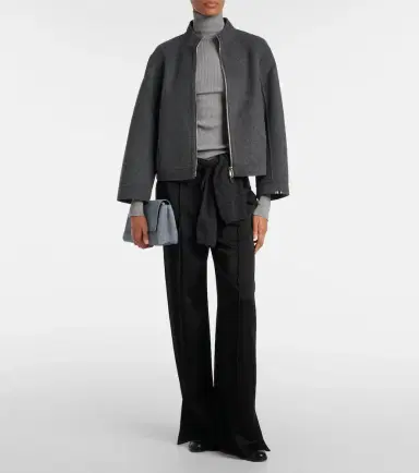 Extreme Cashmere Motor wool and cashmere bomber jacket | Thumbnail 3 Extreme Cashmere Motor wool and cashmere bomber jacket | Thumbnail 3