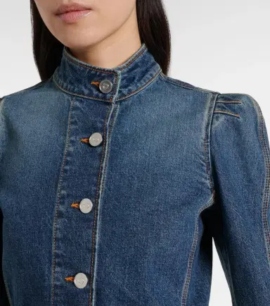 Alaïa Alaïa Cropped denim jacket | Thumbnail 5 Alaïa Alaïa Cropped denim jacket | Thumbnail 5