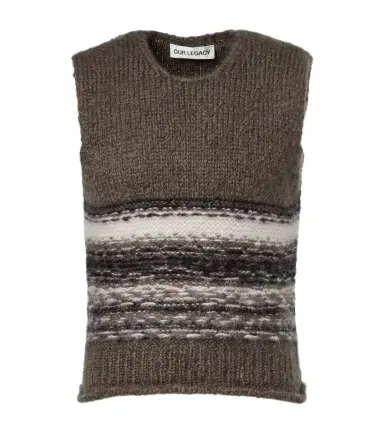 Our Legacy Pleaser striped wool and mohair sweater vest | Thumbnail 1 Our Legacy Pleaser striped wool and mohair sweater vest | Thumbnail 1