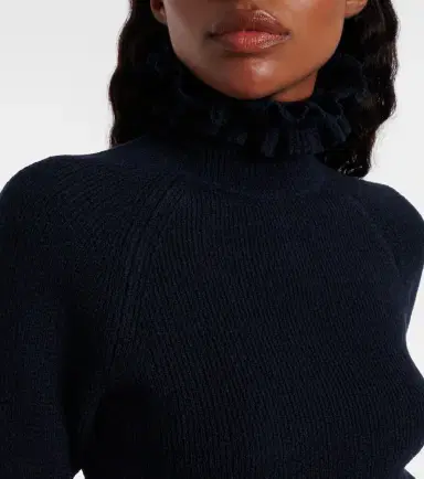 Alaïa Alaïa Wool and silk-blend turtleneck sweater | Thumbnail 4 Alaïa Alaïa Wool and silk-blend turtleneck sweater | Thumbnail 4