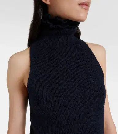 Alaia Alaïa Wool and silk-blend turtleneck top | Thumbnail 3 Alaia Alaïa Wool and silk-blend turtleneck top | Thumbnail 3