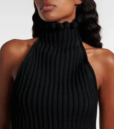 Alaia Alaïa Ribbed-knit turtleneck top | Thumbnail 2 Alaia Alaïa Ribbed-knit turtleneck top | Thumbnail 2