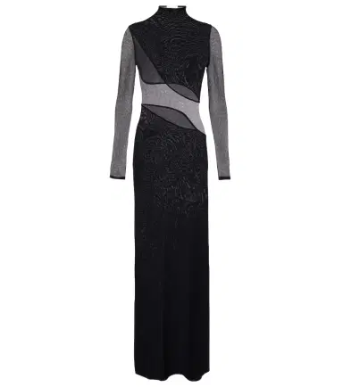 Alaia Alaïa Knitted sheer gown | Thumbnail 1 Alaia Alaïa Knitted sheer gown | Thumbnail 1