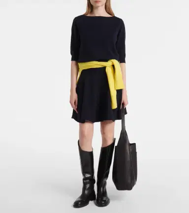 Extreme Cashmere Girl cashmere-blend miniskirt | Thumbnail 2 Extreme Cashmere Girl cashmere-blend miniskirt | Thumbnail 2