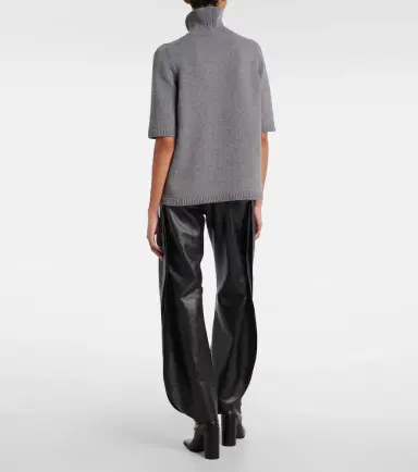 Alaïa Alaïa High-rise leather barrel-leg pants | Thumbnail 2 Alaïa Alaïa High-rise leather barrel-leg pants | Thumbnail 2