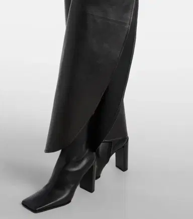 Alaïa Alaïa High-rise leather barrel-leg pants | Thumbnail 6 Alaïa Alaïa High-rise leather barrel-leg pants | Thumbnail 6