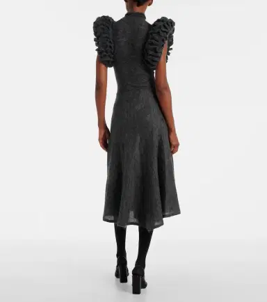 Alaïa Alaïa Mohair and wool-blend midi skirt | Thumbnail 2 Alaïa Alaïa Mohair and wool-blend midi skirt | Thumbnail 2