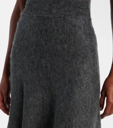 Alaïa Alaïa Mohair and wool-blend midi skirt | Thumbnail 5 Alaïa Alaïa Mohair and wool-blend midi skirt | Thumbnail 5