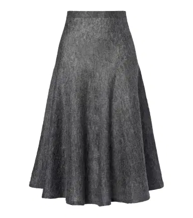 Alaïa Alaïa Mohair and wool-blend midi skirt | Thumbnail 1 Alaïa Alaïa Mohair and wool-blend midi skirt | Thumbnail 1