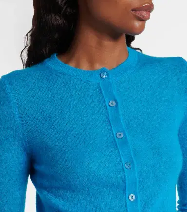Alaia Alaïa Mohair and wool-blend cardigan | Thumbnail 4 Alaia Alaïa Mohair and wool-blend cardigan | Thumbnail 4