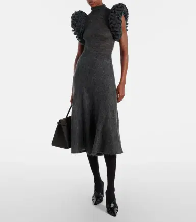 Alaïa Alaïa Ruffled mohair and wool-blend bodysuit | Thumbnail 5 Alaïa Alaïa Ruffled mohair and wool-blend bodysuit | Thumbnail 5