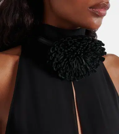 Alaïa Alaïa Flower halterneck midi dresss | Thumbnail 2 Alaïa Alaïa Flower halterneck midi dresss | Thumbnail 2