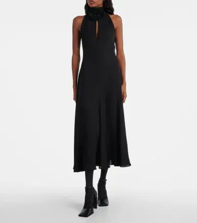 Alaïa Alaïa Flower halterneck midi dresss | Thumbnail 5 Alaïa Alaïa Flower halterneck midi dresss | Thumbnail 5