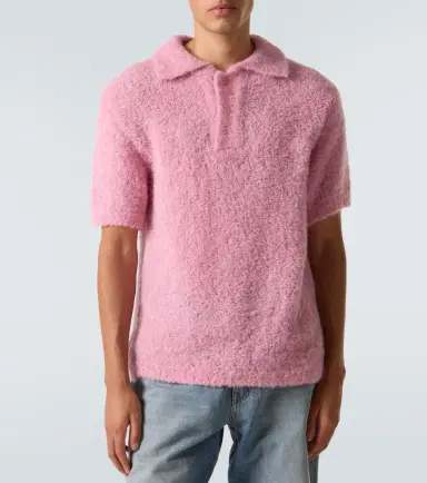 ERL Alpaca-blend polo sweater | Thumbnail 2 ERL Alpaca-blend polo sweater | Thumbnail 2