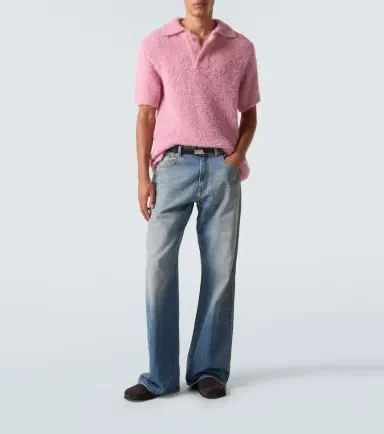 ERL Alpaca-blend polo sweater | Thumbnail 3 ERL Alpaca-blend polo sweater | Thumbnail 3