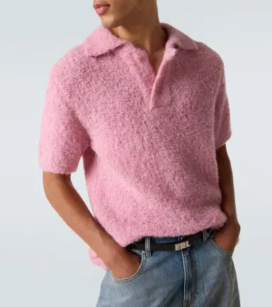 ERL Alpaca-blend polo sweater | Thumbnail 4 ERL Alpaca-blend polo sweater | Thumbnail 4