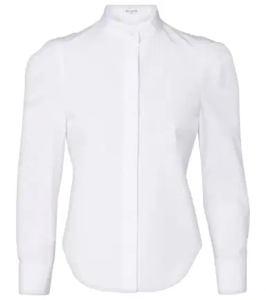 Alaïa Alaïa Cotton poplin shirt | Thumbnail 1 Alaïa Alaïa Cotton poplin shirt | Thumbnail 1