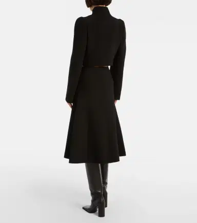 Alaia Alaïa Pleated midi skirt | Thumbnail 3 Alaia Alaïa Pleated midi skirt | Thumbnail 3