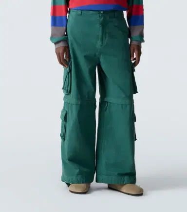 ERL High-rise cotton cargo pants | Thumbnail 4 ERL High-rise cotton cargo pants | Thumbnail 4
