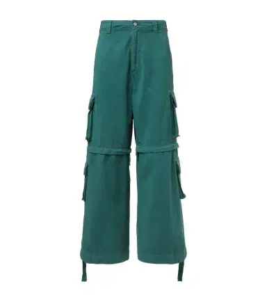 ERL High-rise cotton cargo pants | Thumbnail 1 ERL High-rise cotton cargo pants | Thumbnail 1