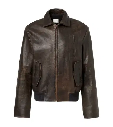 The Row Akia leather jacket | Thumbnail 1 The Row Akia leather jacket | Thumbnail 1