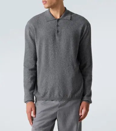 The Row Almot cotton polo sweater | Thumbnail 3 The Row Almot cotton polo sweater | Thumbnail 3