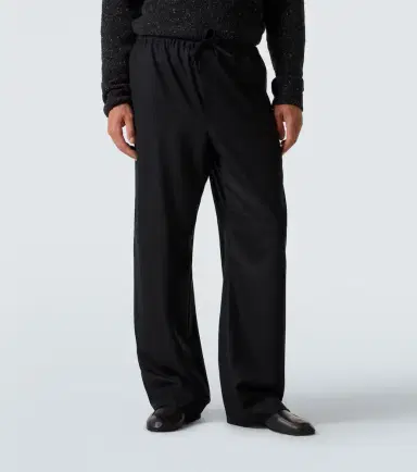 The Row Xon virgin wool wide-leg pants | Thumbnail 4 The Row Xon virgin wool wide-leg pants | Thumbnail 4
