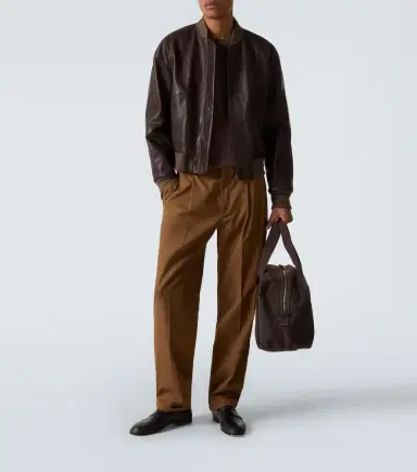 The Row Belamy cotton-blend gabardine straight pants | Thumbnail 3 The Row Belamy cotton-blend gabardine straight pants | Thumbnail 3